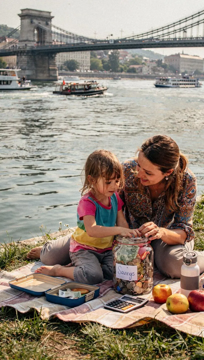 Kézben tartott könyv, amely a személyes pénzügyek kezeléséről szóló tippeket tartalmaz.