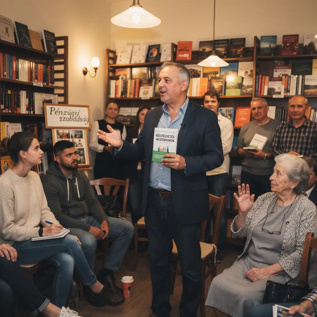 Kép egy családról, akik közösen tervezik meg a havi költségvetésüket.