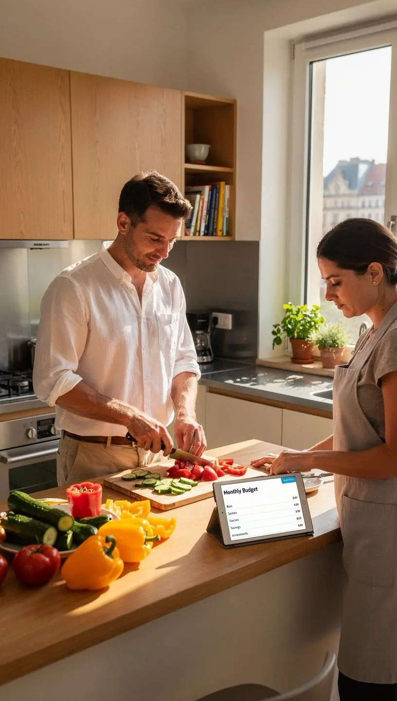 Fotó egy pénztárcáról, benne készpénz és kártyák, amelyek a személyes pénzügyi döntések fontosságát hangsúlyozzák.
